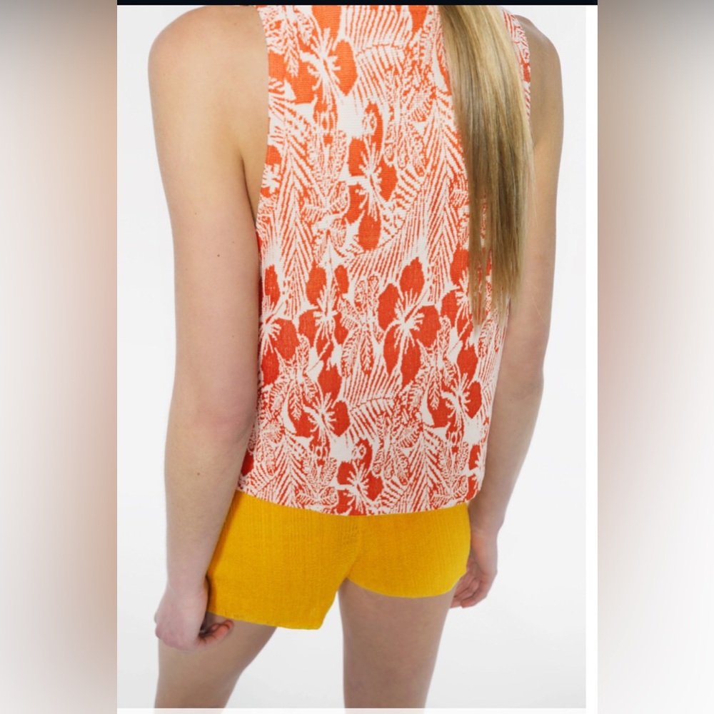 ZARA pebble jacquard embellished top size medium - Picture 4 of 11